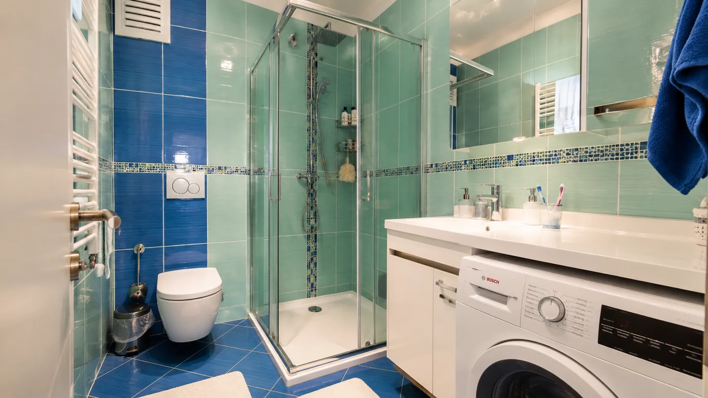 The bathroom before renovation — real photograph