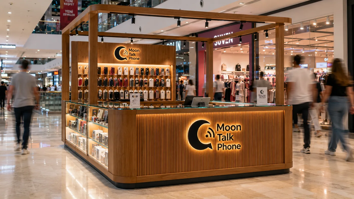AVM telefon aksesuar standı konsept tasarımı